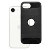 Etui Bumper Carbon LUX na telefon Apple iPhone 16e A3409 / 17e A3634 czarne