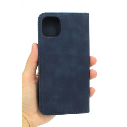 Etui Smart Retro Lite na telefon Apple iPhone 11 A2111 granatowe