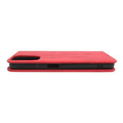 Etui Smart Retro Lite na telefon motorola moto g34 5G XT2363 czerwone