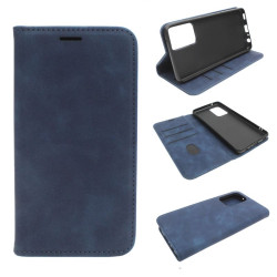 Etui Smart Retro Lite na telefon Samsung Galaxy A52 / A52 5G / A52s 5G granatowe
