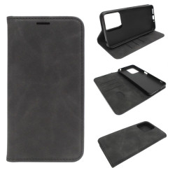 Etui Smart Retro Lite na telefon Xiaomi Redmi 13C 4G 23108RN04Y / 13C 5G 23124RN87G / POCO C65 2310FPCA4G czarne