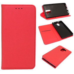 Etui Smart Magnet na telefon Honor 7 PLK-AL10 PLK-L01 czerwone