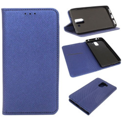 Etui Smart Magnet na telefon Honor 7 PLK-AL10 PLK-L01 granatowe