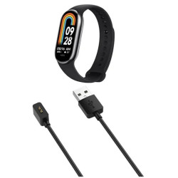 Kabel do ładowania / ładowarka do smartband Xiaomi Mi Band 8 / 8 Pro / 8 Active 9 / 9 NFC / 9 Pro / Watch 3 przewód 20cm czarny