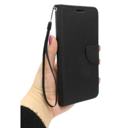 Etui Fancy Diary na telefon TCL 405 T506D / 408 T507D / 406 T506K czarne