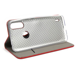 Etui Smart Magnet na telefon motorola moto e7 / e7i power czerwone