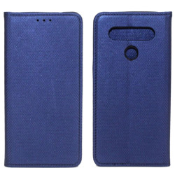 Etui Smart Magnet na telefon LG K61 Q630 granatowe