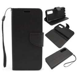 Etui Fancy Diary na telefon Realme 7 RMX2155 czarne