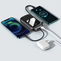 POWERBANK Baseus 20000mAh POWER BANK 22,5W z LED LCD i QC Quick Charge / PD Power Delivery / SCP kabel USB-C czarny