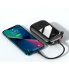 POWERBANK Baseus 20000mAh POWER BANK 22,5W z LED LCD i QC Quick Charge / PD Power Delivery / SCP kabel USB-C czarny