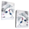 Etui na tablet 10" cali UNIWERSALNE / T-Mobile T Tablet 5G TCL TAB iPad Samsung Galaxy Tab Lenovo wzór kotek