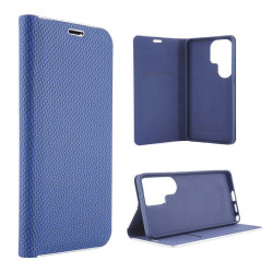Etui Flip Vennus na telefon Samsung Galaxy S26 Ultra 5G S948 granatowe CARBON