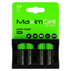 Bateria alkaliczna MaximCell AA LR6 - zestaw 4szt - niezawodna moc