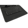 Etui z klawiaturą micro przewodową na tablet 9,7" - 11" cali uniwersalne / T-Mobile T Tablet 5G TCL TAB NXTPAPER iPad Lenovo