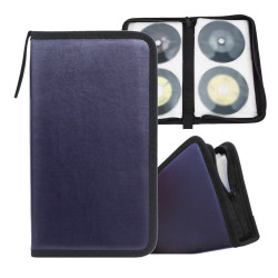 ETUI POKROWIEC FUTERAŁ NA PŁYTY 80 szt PŁYT CD / DVD / Blu-ray granatowe