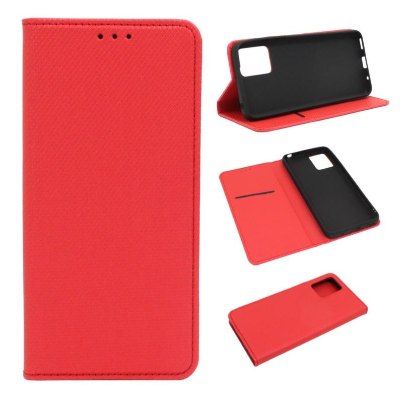 Etui Smart Magnet na telefon motorola moto e13 czerwone
