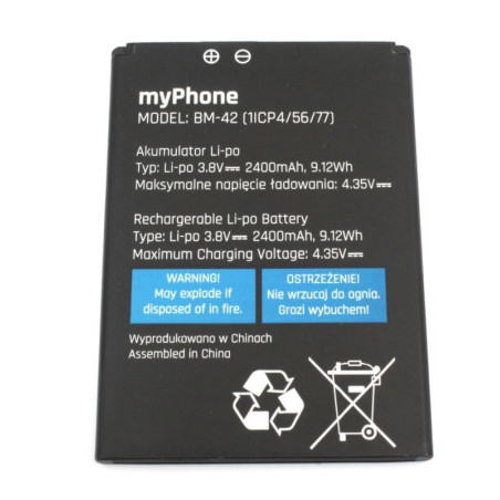 Bateria oryginalna do telefonu myPhone Q-Smart III BM-42