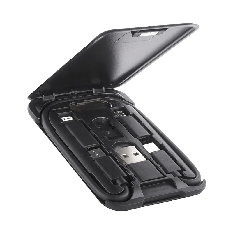 Zestaw do ładowania 5w1 USB-C z adapterami - kompaktowy