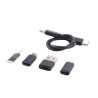 Zestaw do ładowania 5w1 USB-C z adapterami - kompaktowy