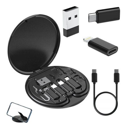 Zestaw adapterów / kabli / przejściówek USB Typ C USB-C - USB Typ C USB-C 60W + adapter + igła 5w1