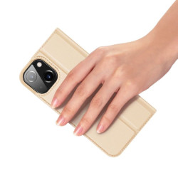 Etui DUXDUCIS SKINPRO na telefon Apple iPhone 13 Mini A2628 złote