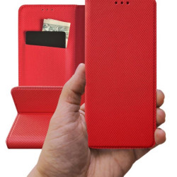 Etui Smart Magnet na telefon Honor X5c Plus X5c+ NLA-LX1 czerwone