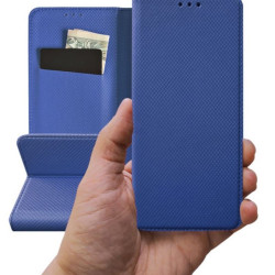 Etui Smart Magnet na telefon Honor X5c Plus X5c+ NLA-LX1 granatowe