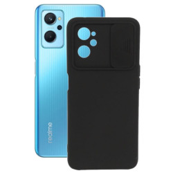 Etui SILICONE LENS na telefon Realme 9i 5G / OPPO A96 A36 4G czarne