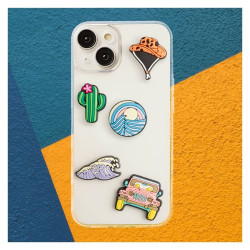 Naklejki 3D lato wakacje surf retro - zestaw 5 szt.