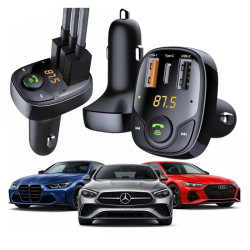 Transmiter FM Bluetooth 5.0 z szybkim ładowaniem 36W