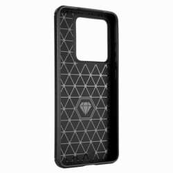 Etui Bumper Carbon LUX na telefon Realme GT 7 Pro 5G RMX5011 / GT 7T 5G RMX5085 / GT 7 RMX5061 czarne