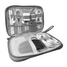 Organizer na kable saszetka podróżna etui torba do akcesoriów elektronicznych 24x17cm