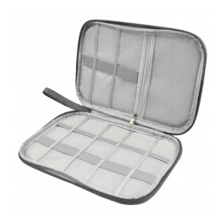 Organizer na kable saszetka podróżna etui torba do akcesoriów elektronicznych 24x17cm