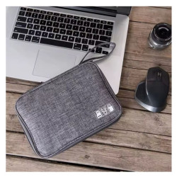 Organizer na kable saszetka podróżna etui torba do akcesoriów elektronicznych 24x17cm
