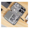 Organizer na kable saszetka podróżna etui torba do akcesoriów elektronicznych 24x17cm