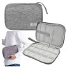 Organizer na kable saszetka podróżna etui torba do akcesoriów elektronicznych 24x17cm