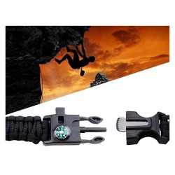 Bransoletka survival 5w1 - opaska survivalowa