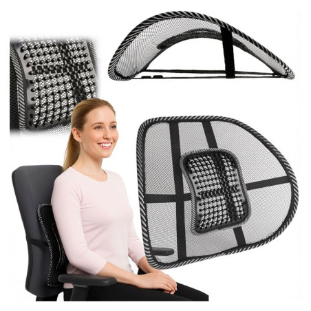Podkładka na fotel z masażem | Ergonomiczna podpórka