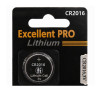 Bateria litowa guzikowa CR2016 3V Excellent Pro 1 sztuka pastylka blister