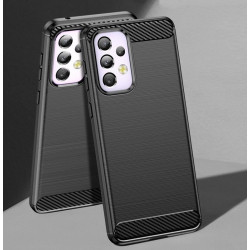 Etui Bumper Carbon Lux na telefon Samsung Galaxy A33 5G A336 czarne