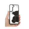 Etui TEDDY BEAR na telefon Samsung Galaxy S22 S901 damskie dziewczęce na prezent urodziny święta czarne