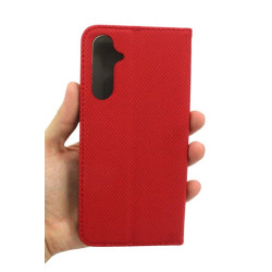 Etui Smart Magnet na telefon Samsung Galaxy S23 FE 5G S711 czerwone