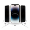 9H SZKŁO hartowane na telefon Apple iPhone 16 Pro Max A3296 / iPhone 17 Pro Max A3526 HOFI PRIVACY PRO+ 2szt
