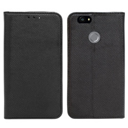 Etui Smart Magnet na telefon Huawei NOVA CAN-L11 czarny
