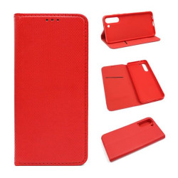 Etui Smart Magnet na telefon Samsung Galaxy S21 FE 5G G990 czerwone