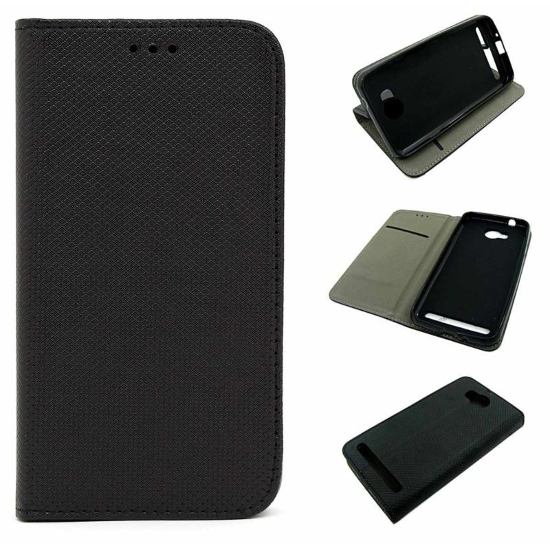 Etui Smart Magnet na telefon Huawei Y3II LUA-L21 czarne