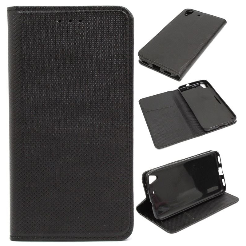 Etui Smart Magnet na telefon Huawei Y6 SCL-L01 / Honor 4A czarne