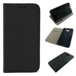 Etui Smart Magnet na telefon Huawei Y5II CUN-L21 / Y6 II Compact czarne