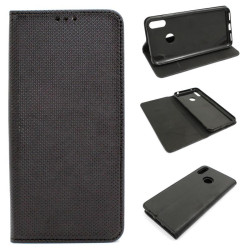 Etui Smart Magnet na telefon Huawei Y7 Prime 2019 DUB-LX1 czarny
