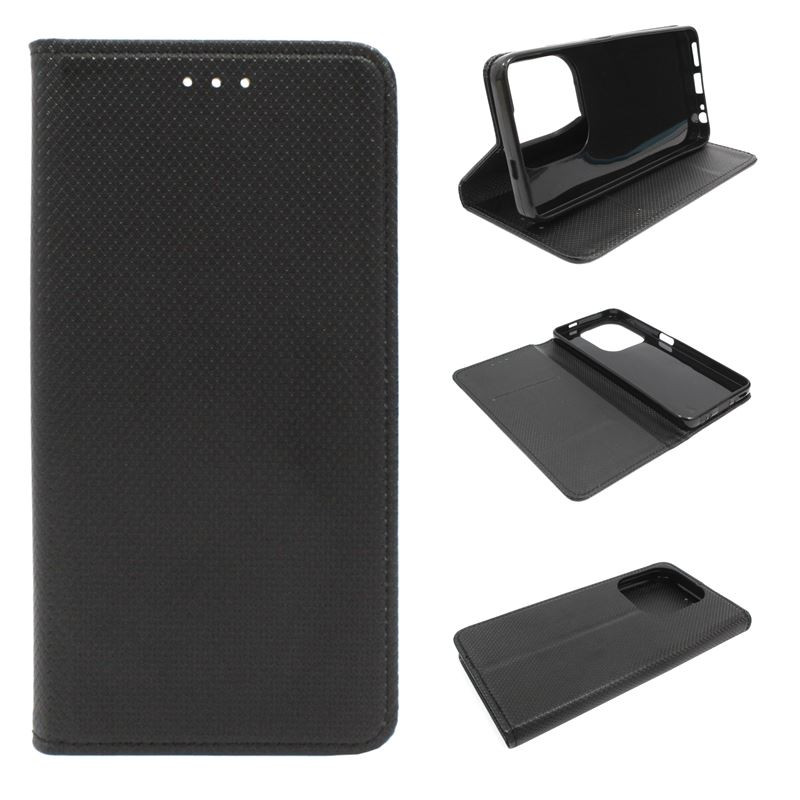 Etui Smart Magnet na telefon Infinix HOT 40i X6528B / Smart 8 X6525 czarne